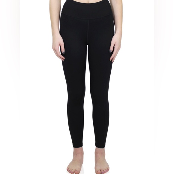 New Marc Defang Black HiTechMODA Elaskim Active Long Leggings - S - Picture 1 of 4